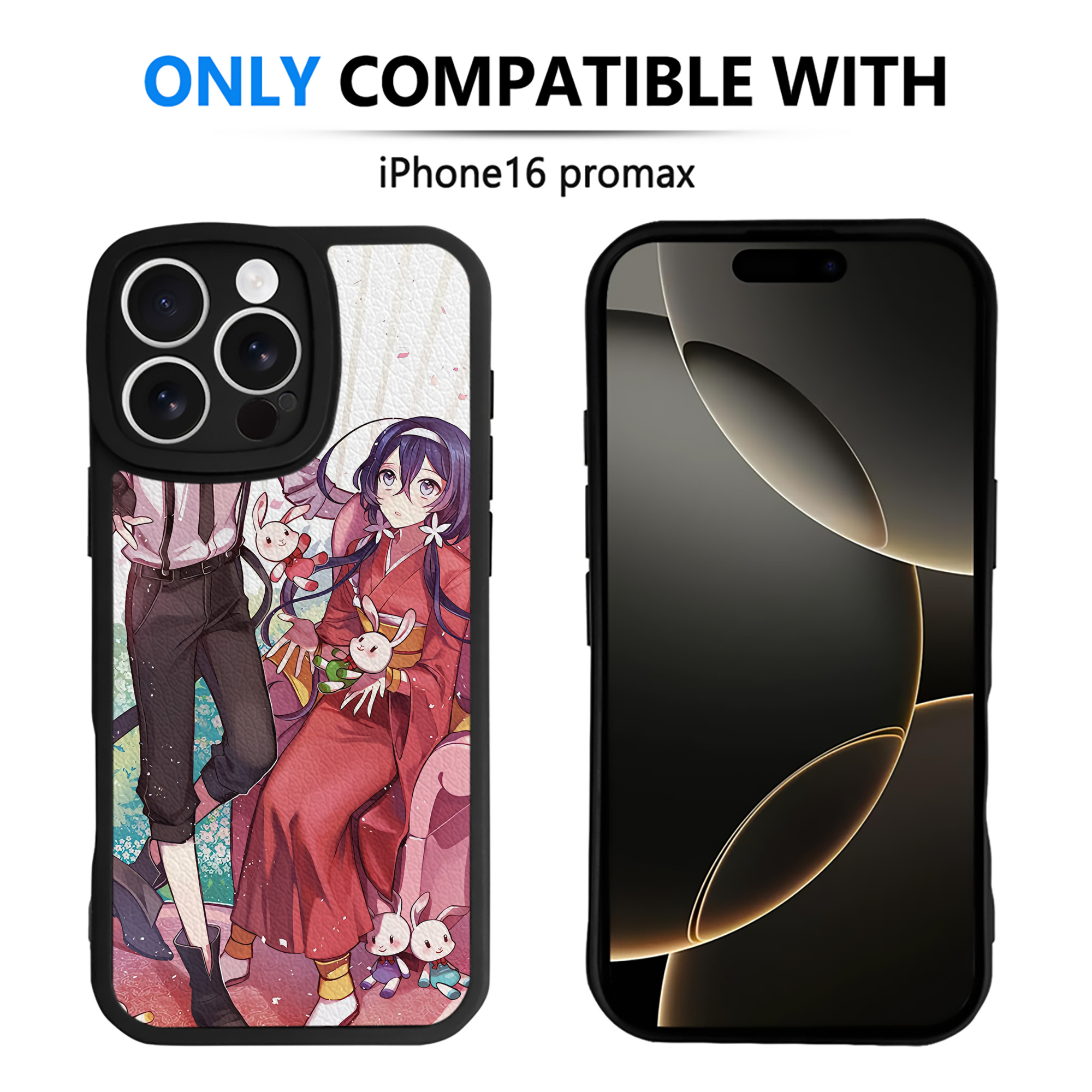 （画像用） 文豪ストレイドッグス Bungo Stray Dogs 【iPhone 16シリーズ対応】シリコンスマホケース（レザー調） 材質：シリコン